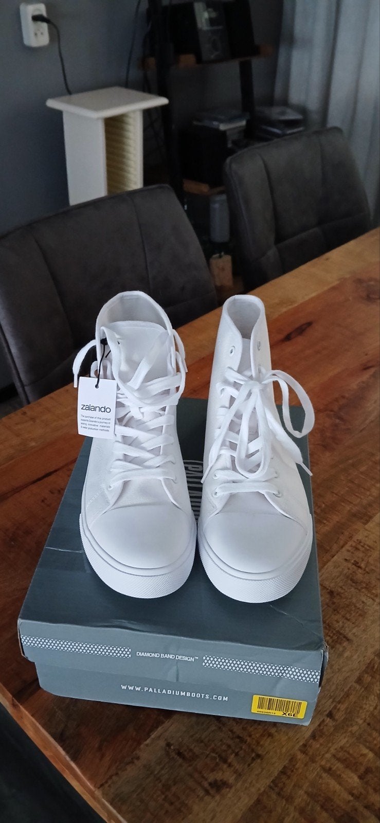 nieuwe witte gymschoenen, Wit, Zalando, Nieuw, Ophalen of Verzenden