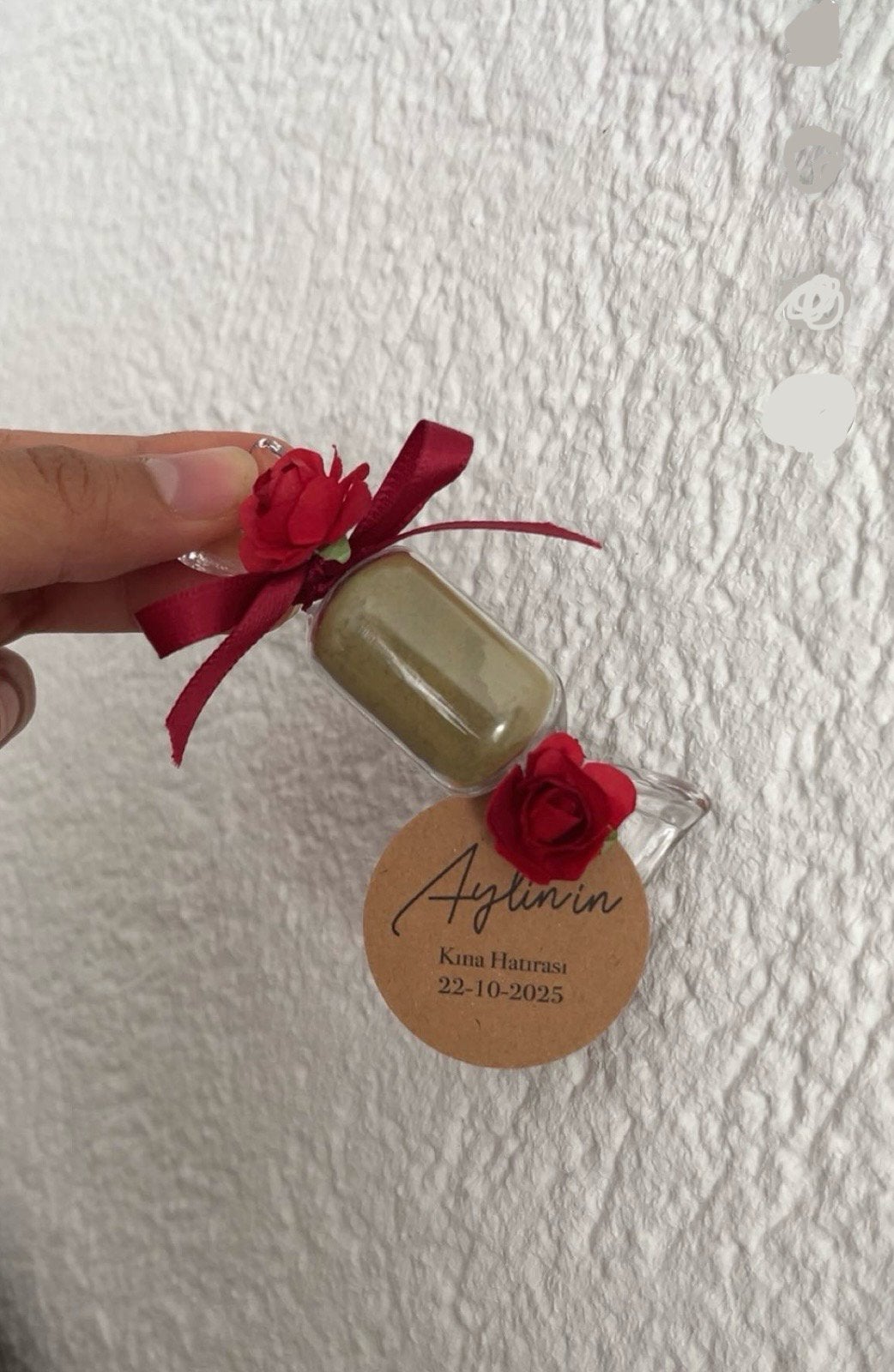 Henna bedankjes, Ophalen, Zo goed als nieuw, Feestartikel, Geboorte of Huwelijk