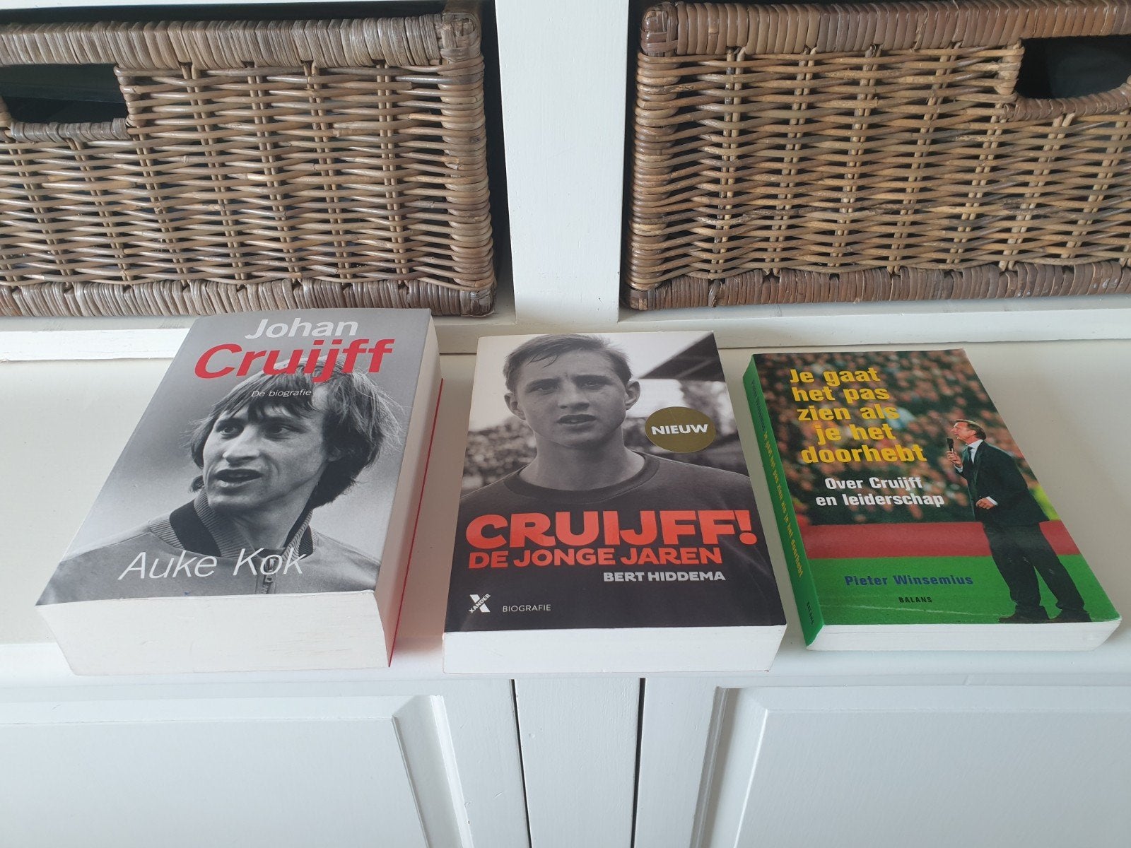 Johan Cruijf boeken (3 stuks), Boeken, Ophalen of Verzenden, Gelezen, Balsport