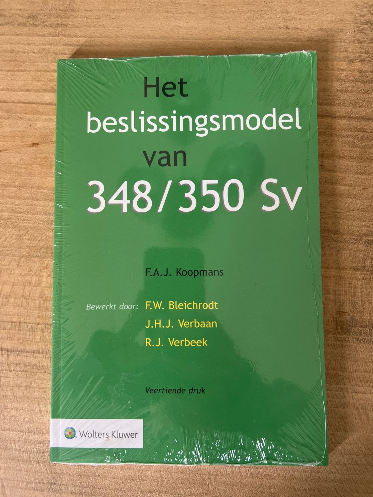 Het beslissingsmodel van 348/350 Sv - Veertiende druk, Ophalen of Verzenden, Gamma, Nieuw, WO