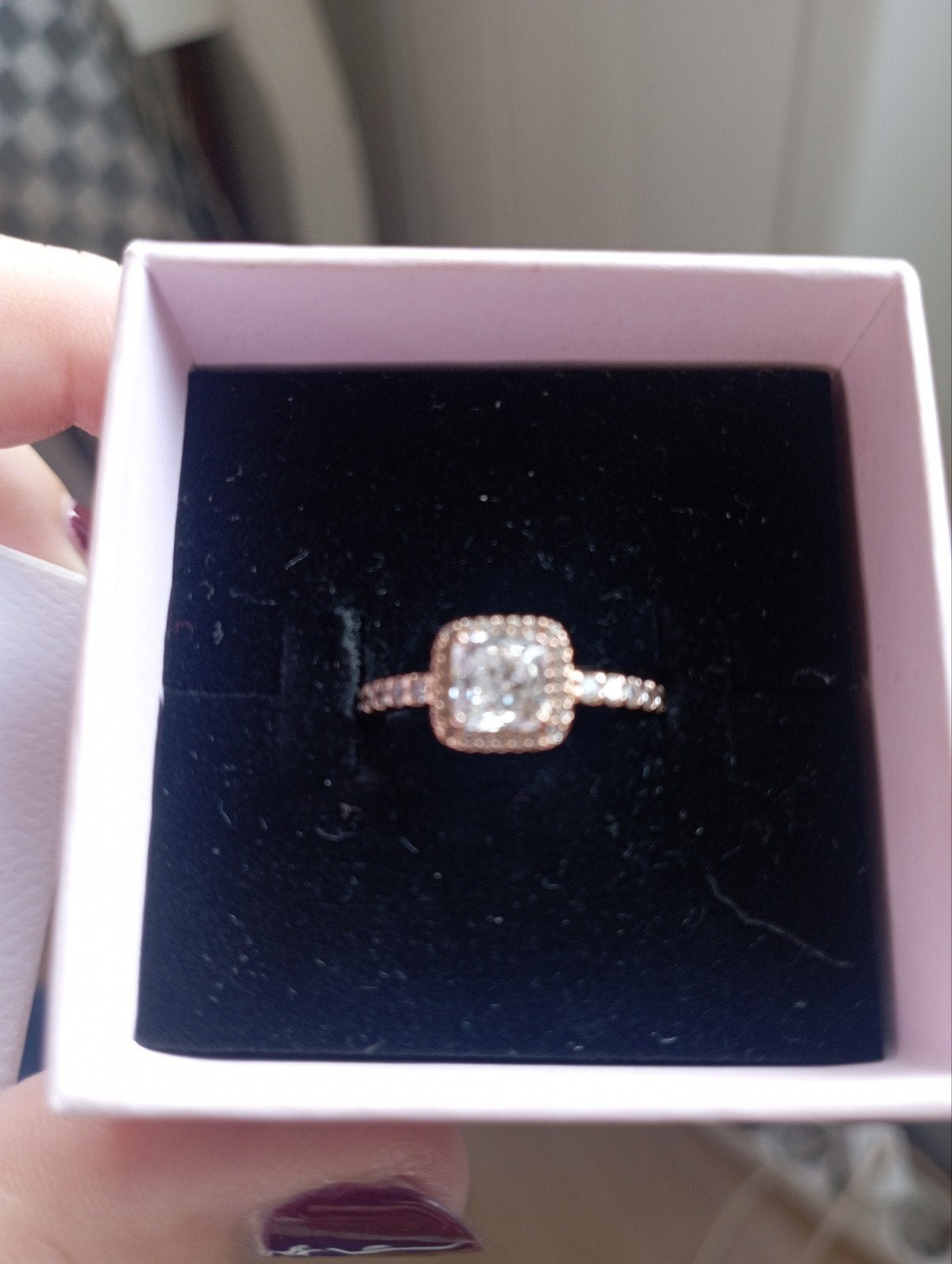 Pandora ring, maat 17, Ophalen of Verzenden, Zo goed als nieuw, 17 tot 18, Dame