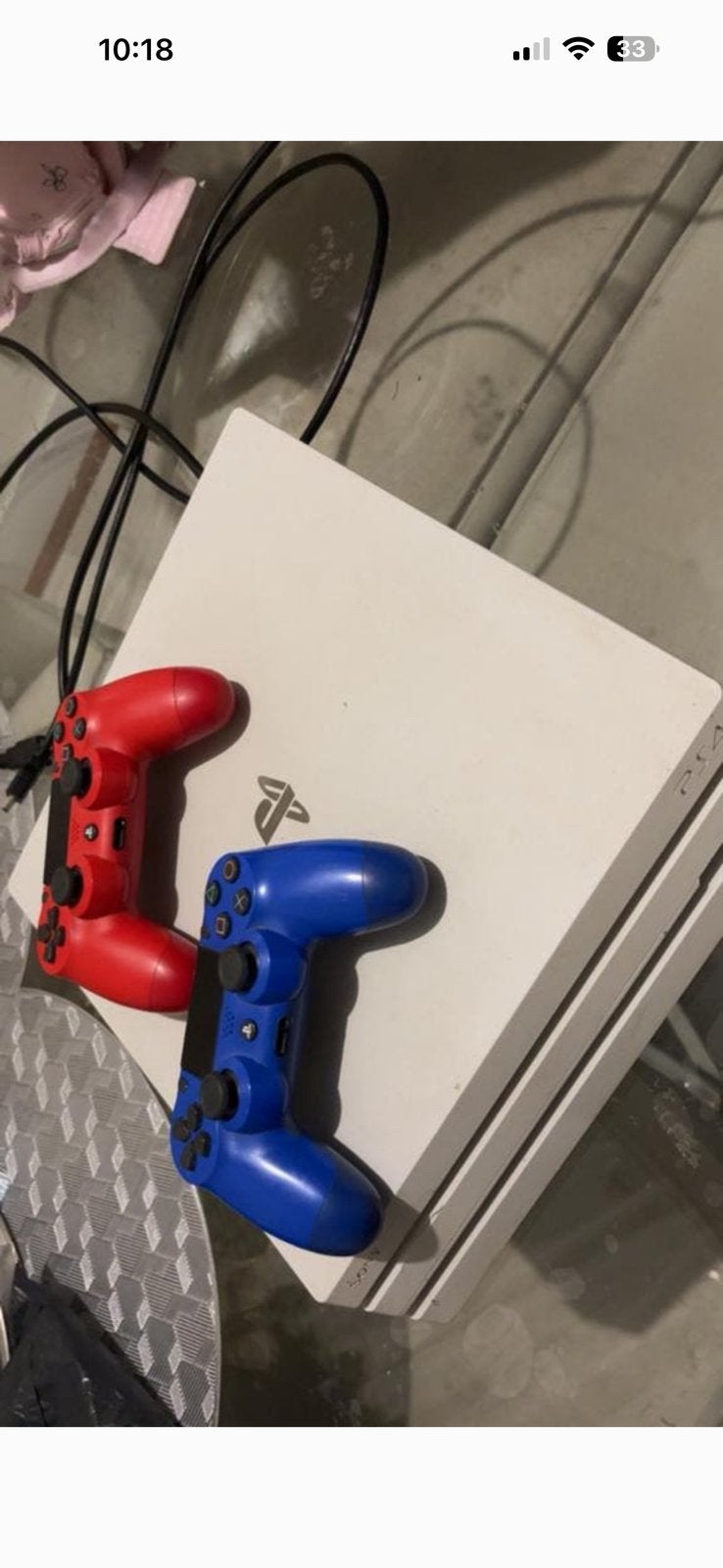 Playstation 4 PRO 1TB 2 controllers, Spelcomputers en Games, Spelcomputers | Sony PlayStation 4, Ophalen, Met 2 controllers, Zo goed als nieuw