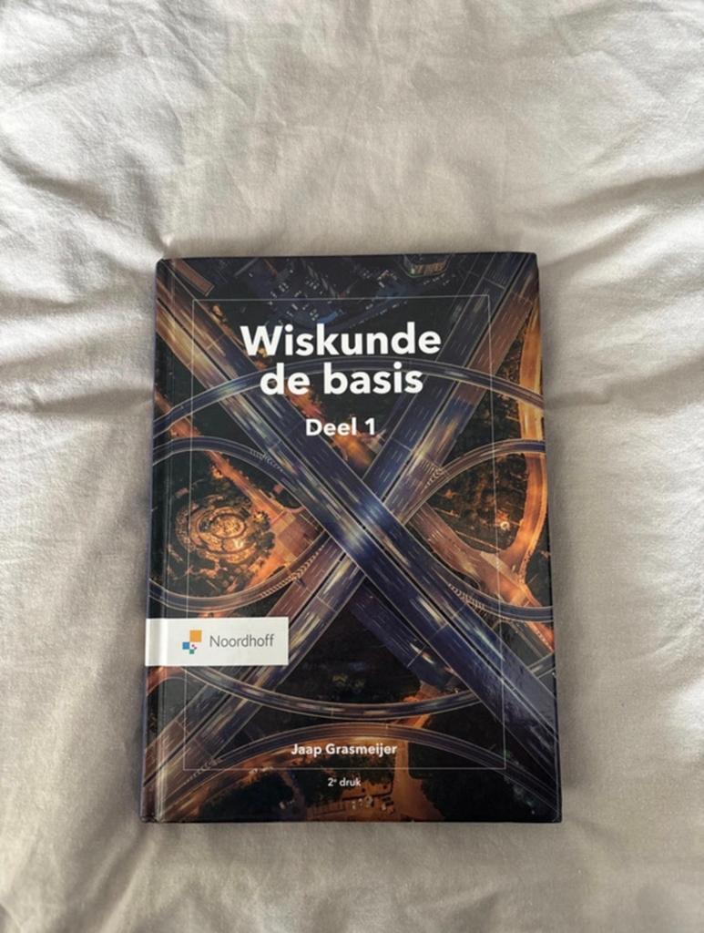 Wiskunde de basis Deel 1 - Jaap Grasmeijer (Noordhoff), Ophalen of Verzenden, Beta, Zo goed als nieuw, Overige niveaus
