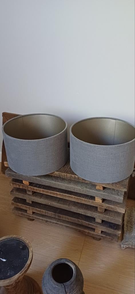 2 lampenkapjes nieuw!, Ophalen, Nieuw, Rond, Minder dan 25 cm