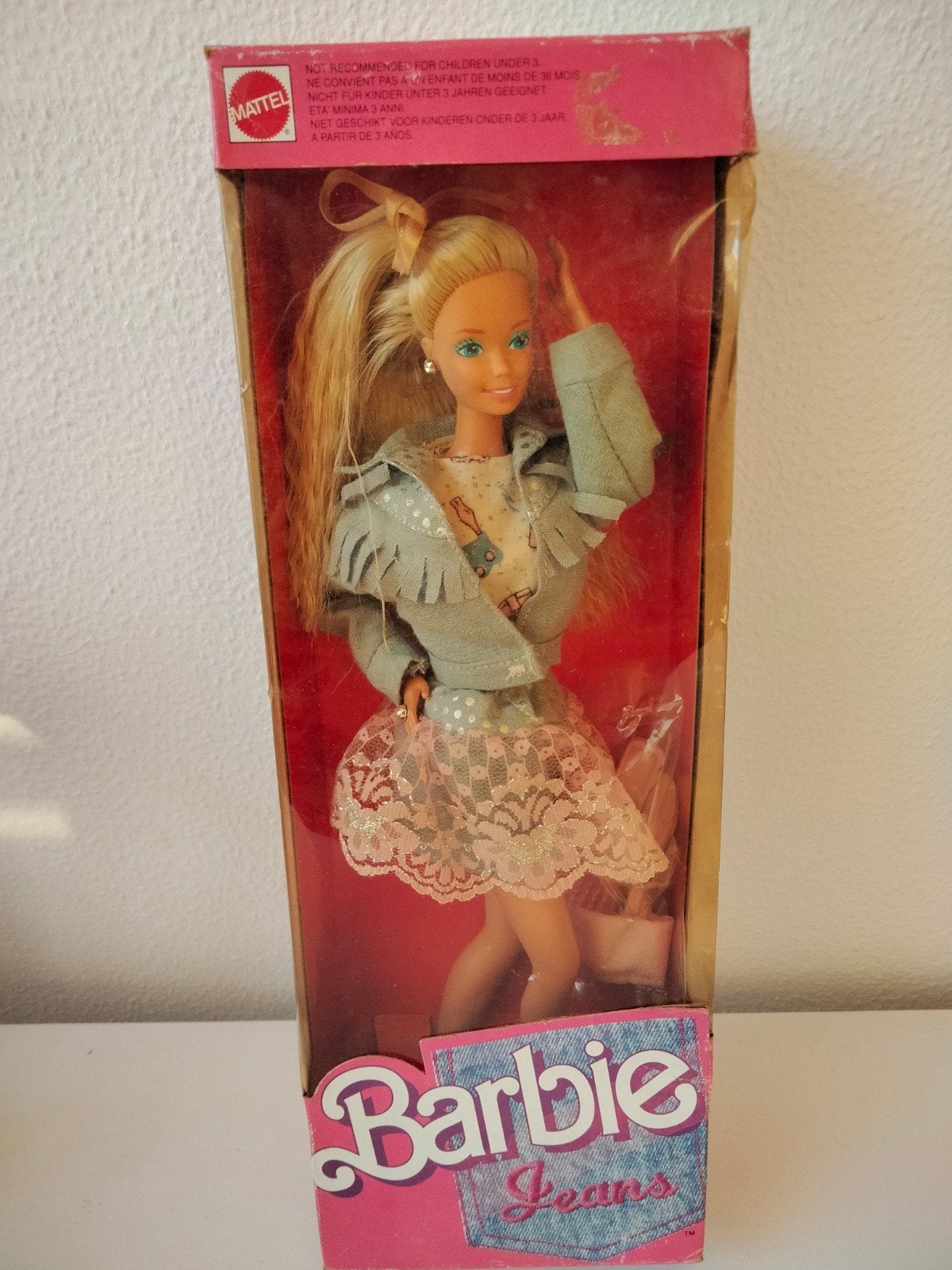 Vintage Barbie Jeans Maleisië 1988 NRFB, Ophalen of Verzenden, Nieuw