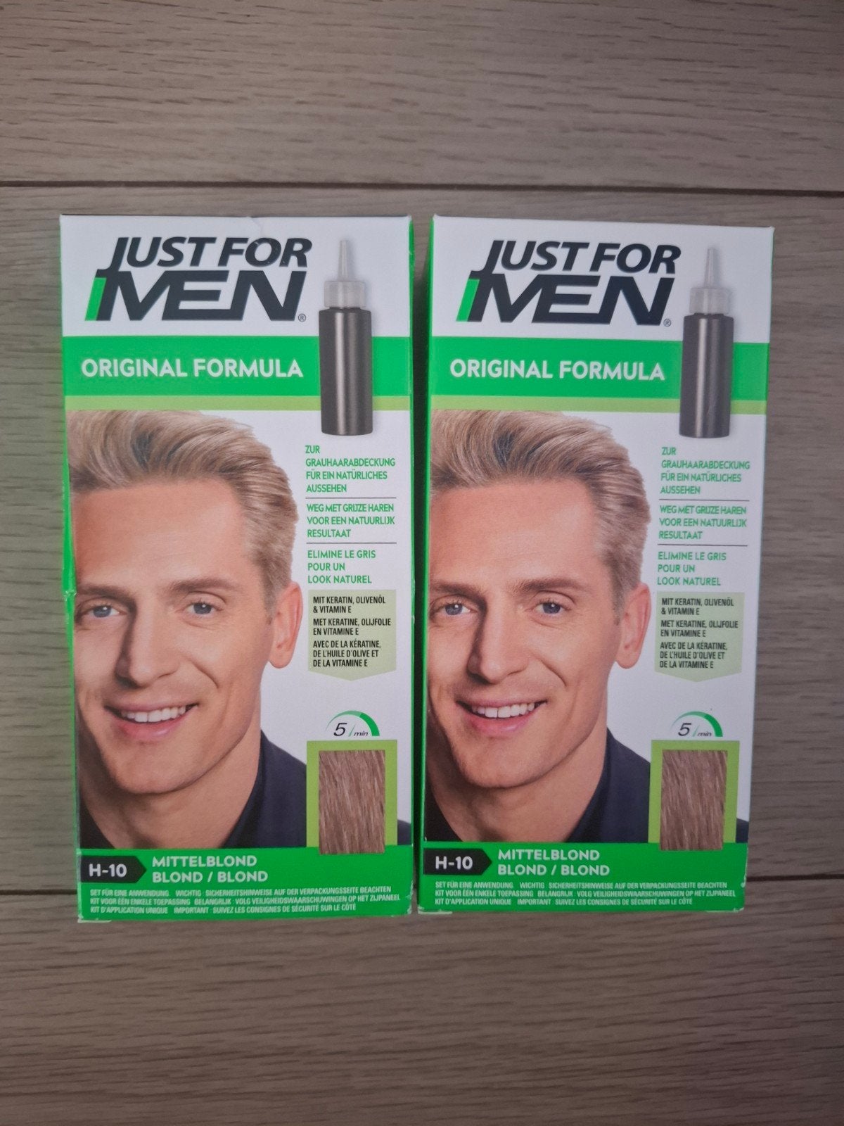 Just For Men Haarverf H-10 Middelblond (2 stuks), Sieraden, Tassen en Uiterlijk, Uiterlijk | Haarverzorging, Ophalen of Verzenden