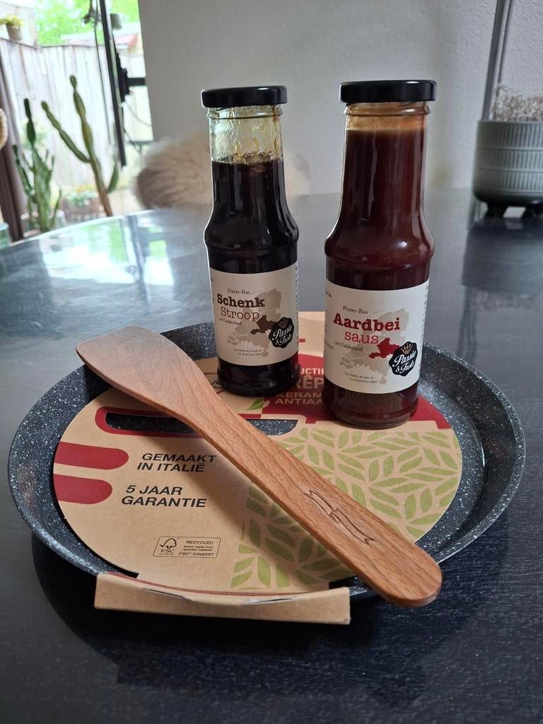 Crêpe/pannenkoekenpan te koop!, Ophalen of Verzenden, Koekenpan of Braadpan