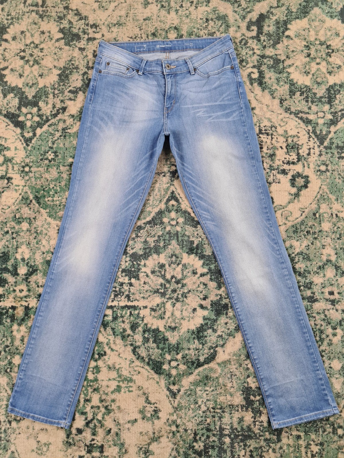 Levi's straight curve W29 L34 Dames Tulsi2934 Blauw, Blauw, Ophalen of Verzenden, Zo goed als nieuw, W28 - W29 (confectie 36)