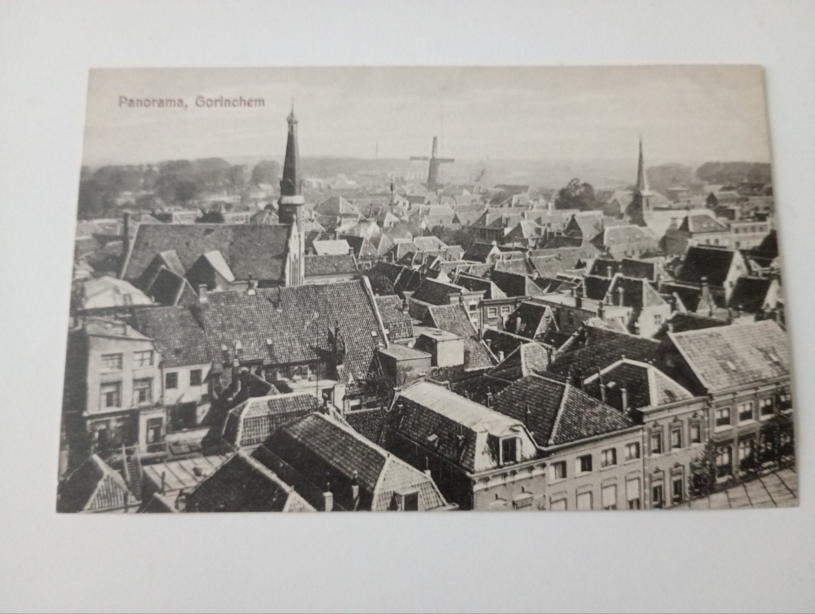 Gorinchem Panorama, Ophalen of Verzenden, 1920 tot 1940, Ongelopen, Zuid-Holland