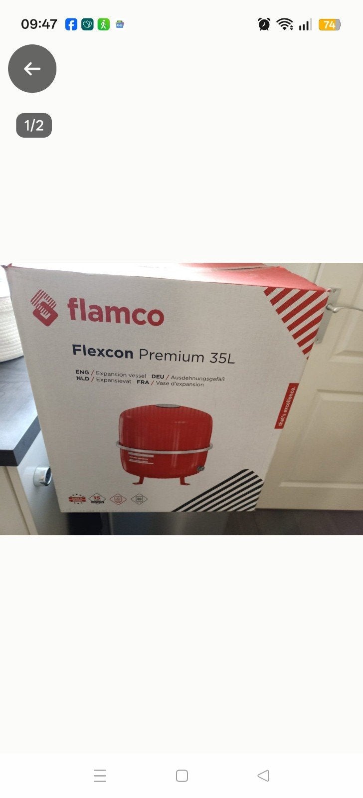2 expansievat 35L nieuw, 20 tot 100 liter, Nieuw, Onbekend, Boiler