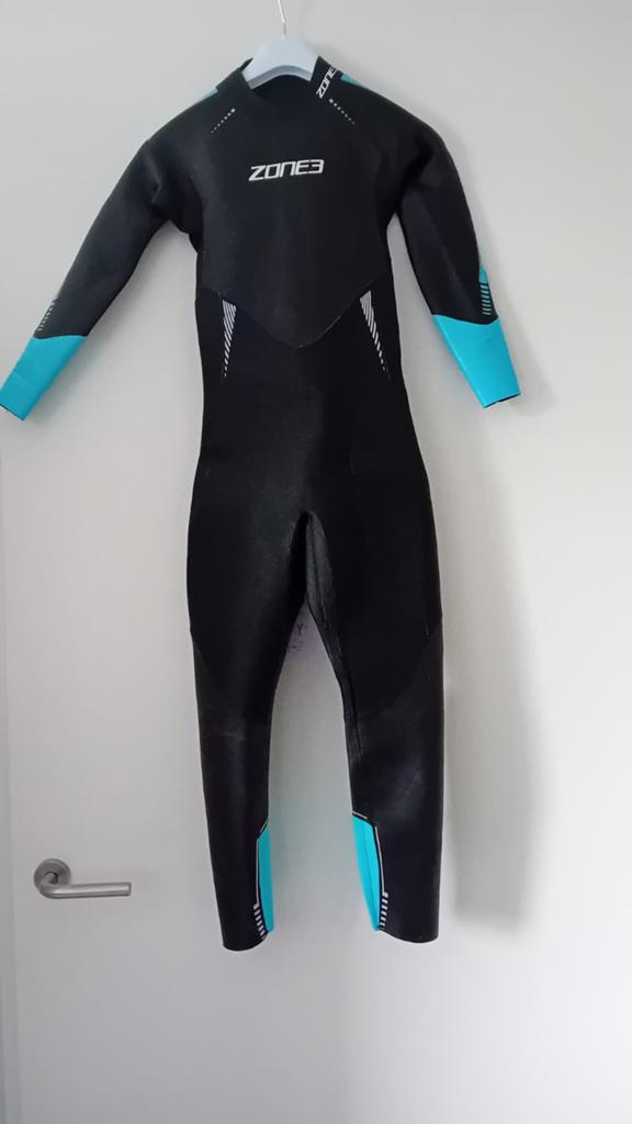 Zone3 Advance Wetsuit Maat S Dames - Zwart/Blauw, Wetsuit, Ophalen of Verzenden, Zo goed als nieuw, Zone3