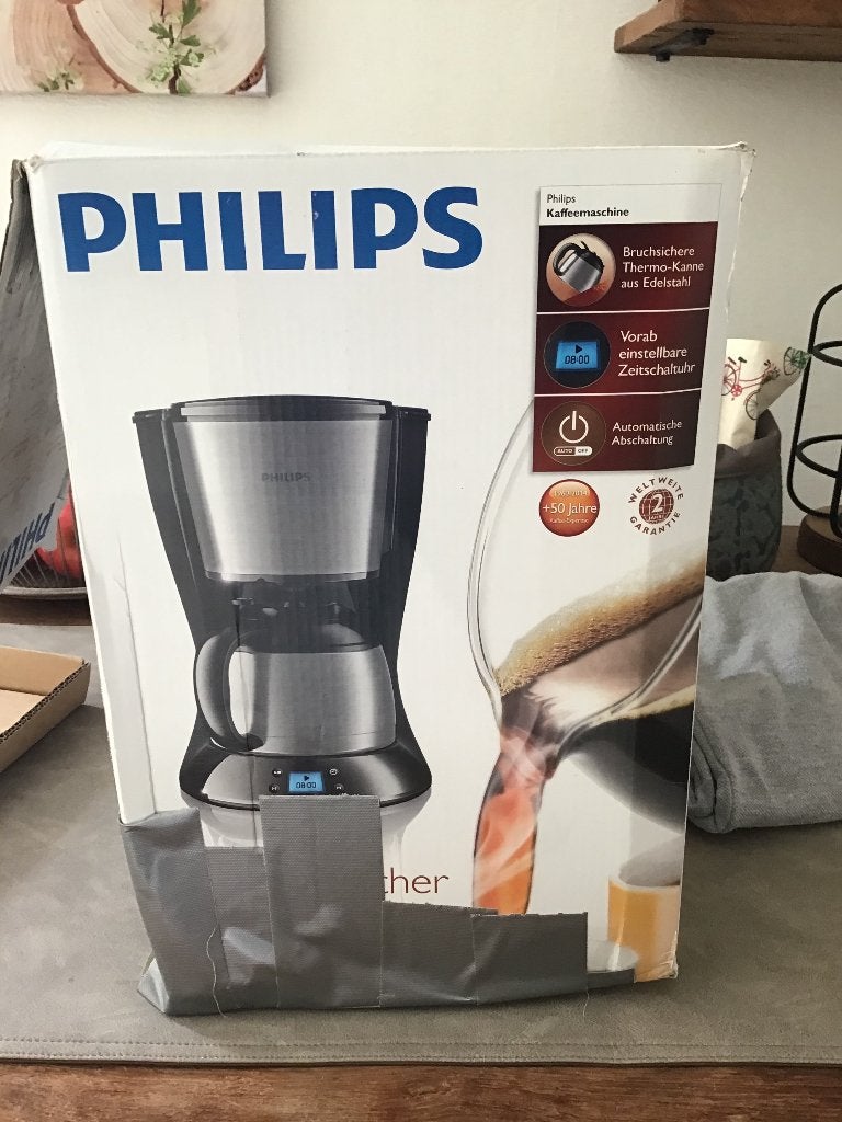 Philips koffiezetapparaat, Witgoed en Apparatuur, Koffiezetapparaten, Ophalen, Koffiemachine, Gemalen koffie, Zo goed als nieuw