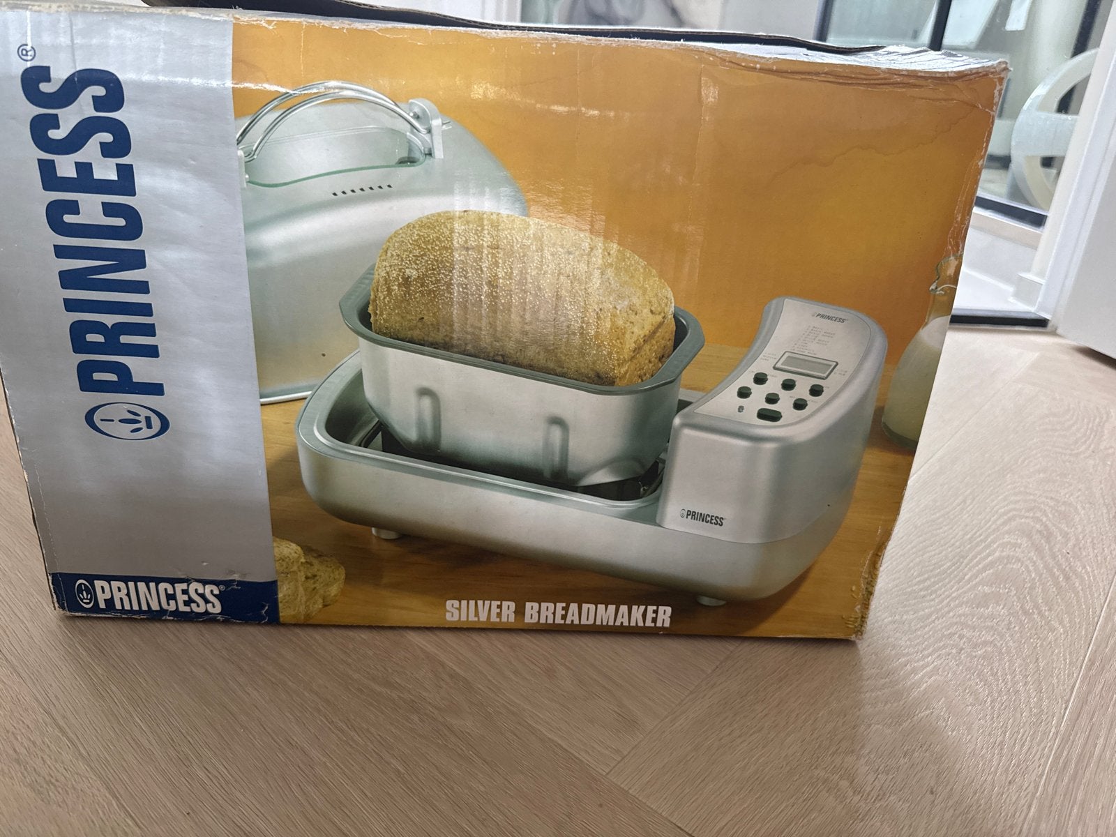 Princess Silver Broodbakmachine - Zo goed als nieuw, Witgoed en Apparatuur, Broodbakmachines, 800 tot 1200 gram deeg, Zo goed als nieuw