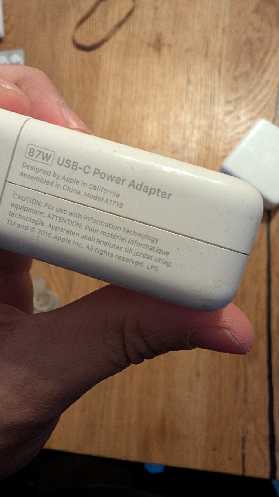 Apple 87W USB-C Power Adapter Oplader - ZGAN, Telecommunicatie, Apple, Adapter, USB-C, Gebruikt