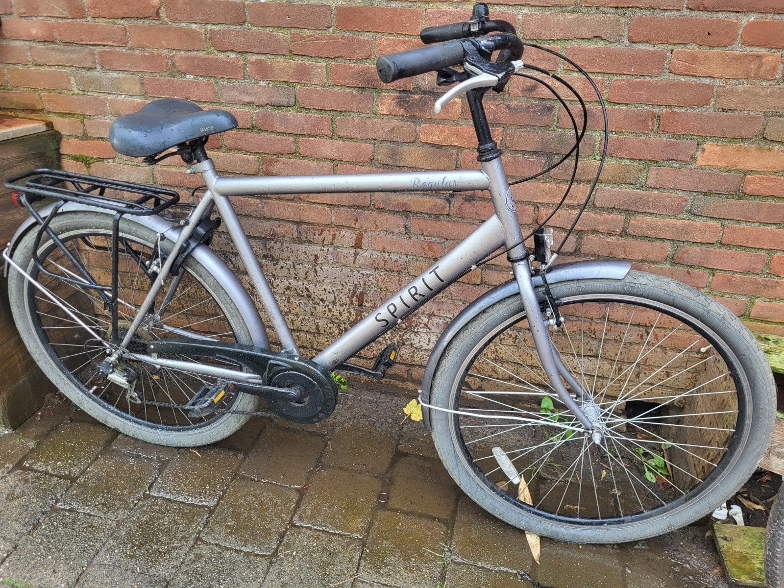Stevige 28inch Spirit herenfiets 7speed-nw licht etc 57cm, Fietsen en Brommers, Gebruikt, Velgrem, Versnellingen, 57 tot 61 cm