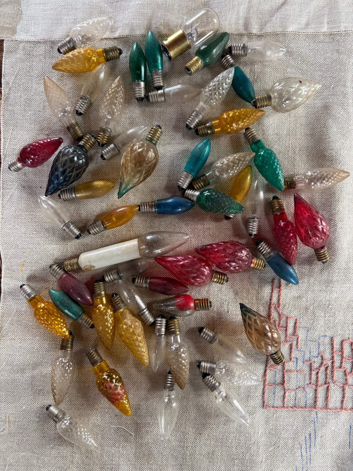 Vintage kerstlampjes, Diversen, Ophalen of Verzenden, Gebruikt