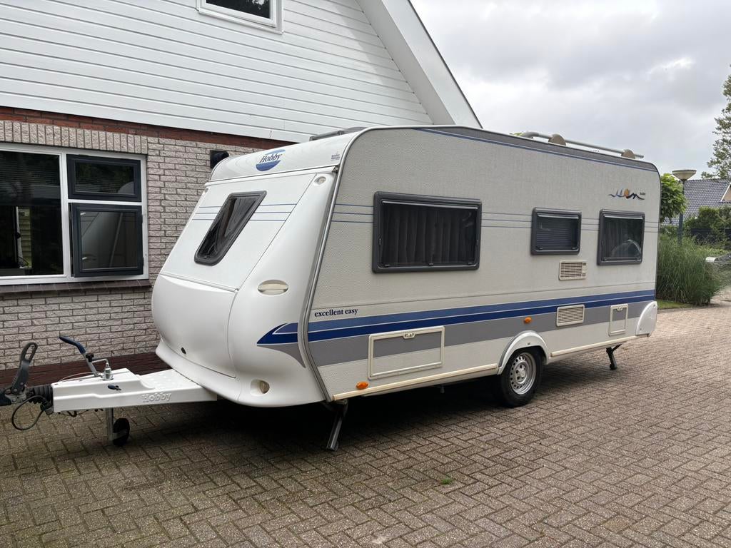 Hobby 460 UFE - Excellent Easy, Caravans en Kamperen, Caravans, Rondzit, Hobby, Frans bed, Particulier
