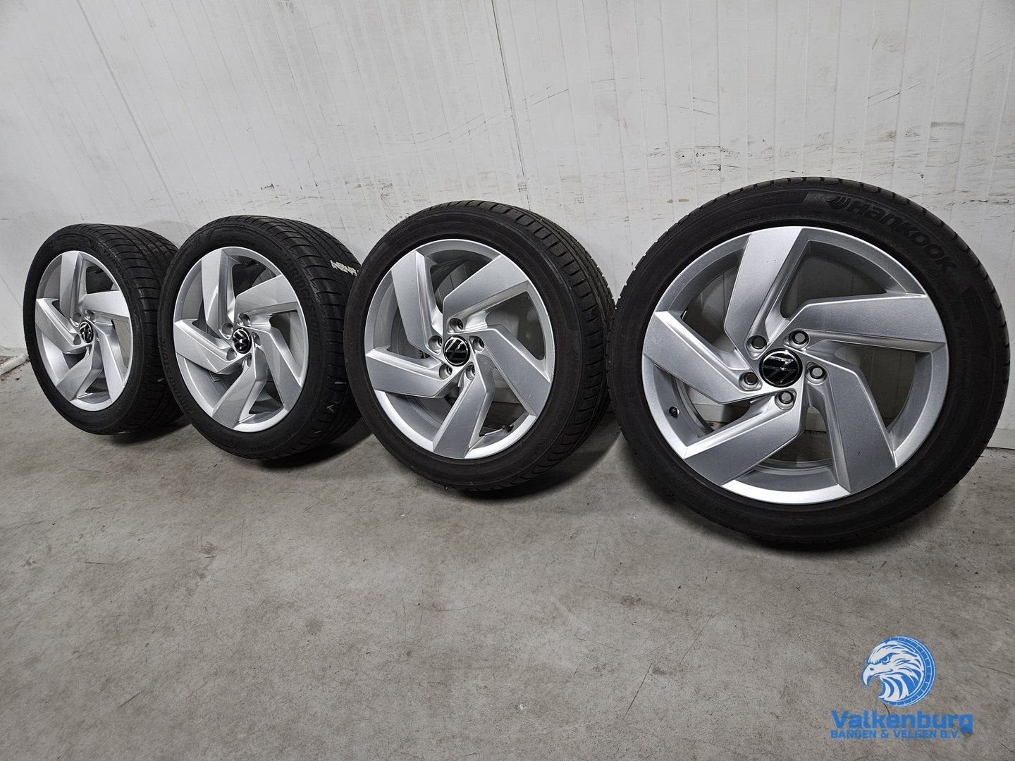 6-7mm! Originele VW Golf 8 5H Richmond 17 inch velgen 5x112, Gebruikt, -, -, Banden en Velgen