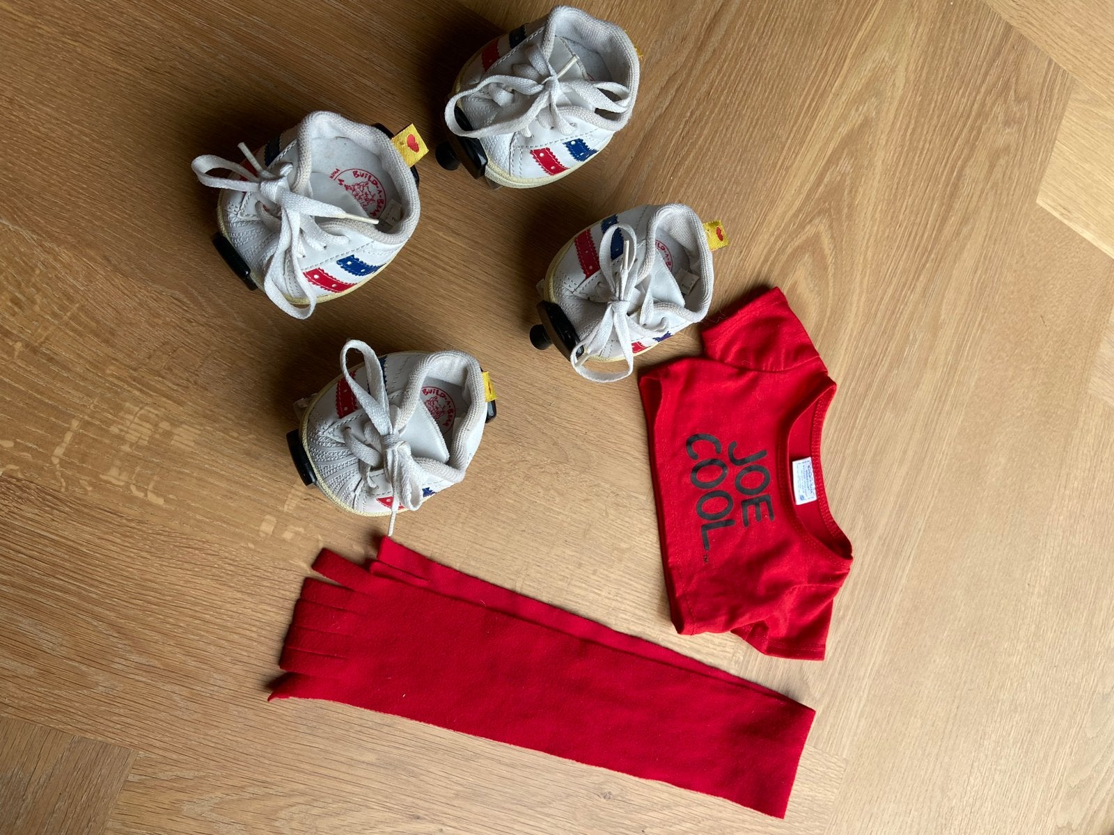 Build-A-Bear roller skates en kleding Super Joe, Ophalen of Verzenden, Gebruikt