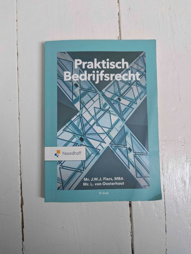 Boek Praktisch bedrijfsrecht, Diverse auteurs, Zo goed als nieuw, Gamma, HBO