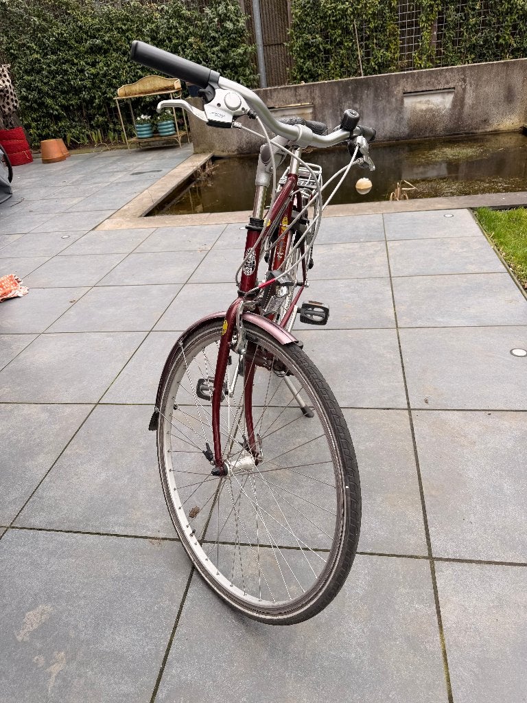 Stadsfiets Gazelle Cayo - 21 versnellingen, Fietsen en Brommers, Ophalen, Gebruikt, Velgrem, Versnellingen