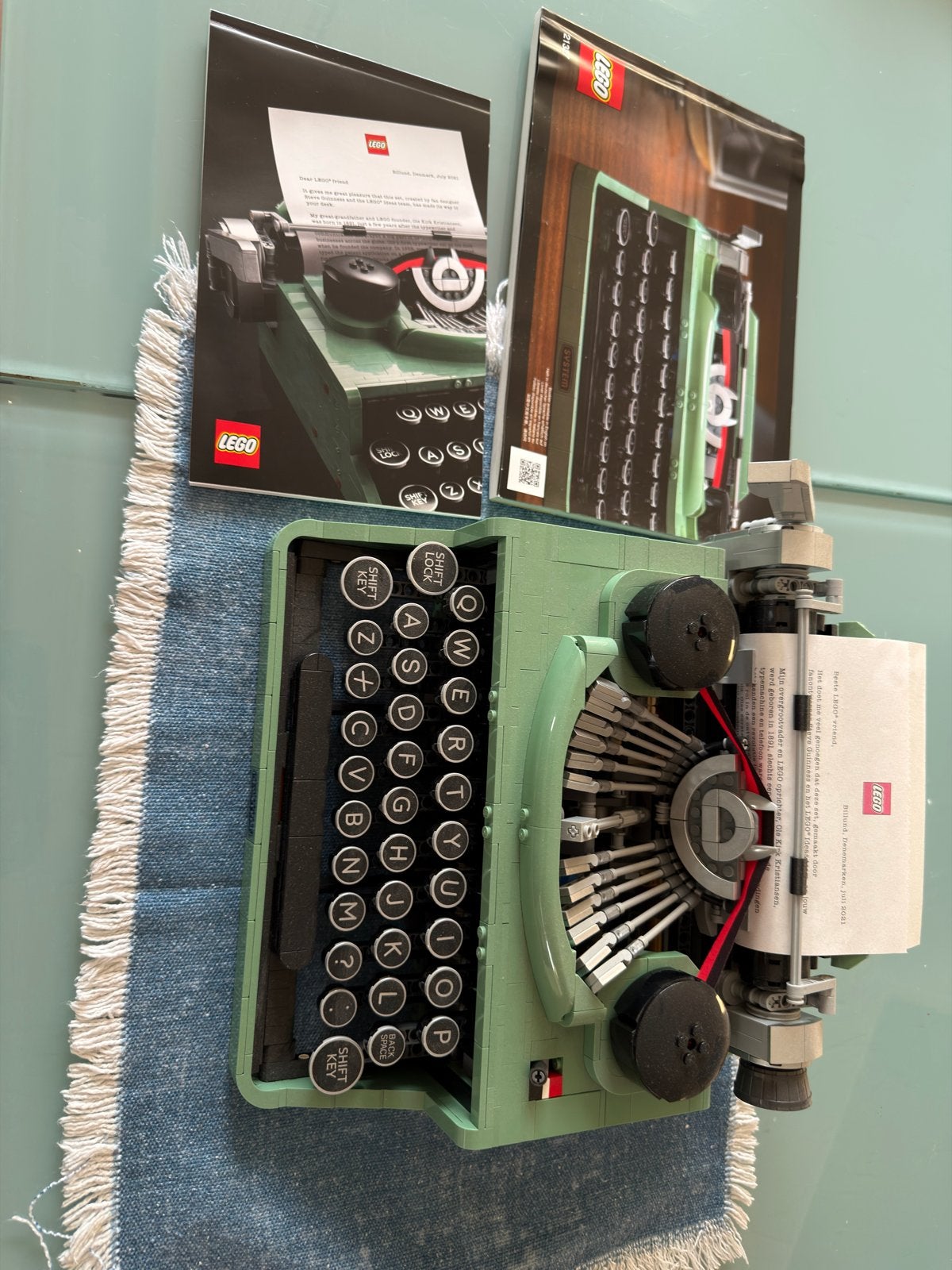 Lego typemachine 21327. Gebouwd, Ophalen, Gebruikt, Lego, Complete set