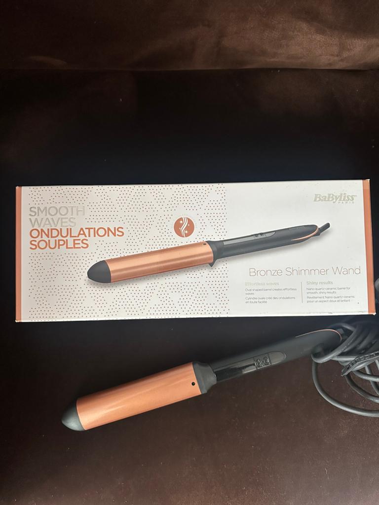 BaByliss Bronze Shimmer Wand krultang / waver, Ophalen of Verzenden, Haarverzorging