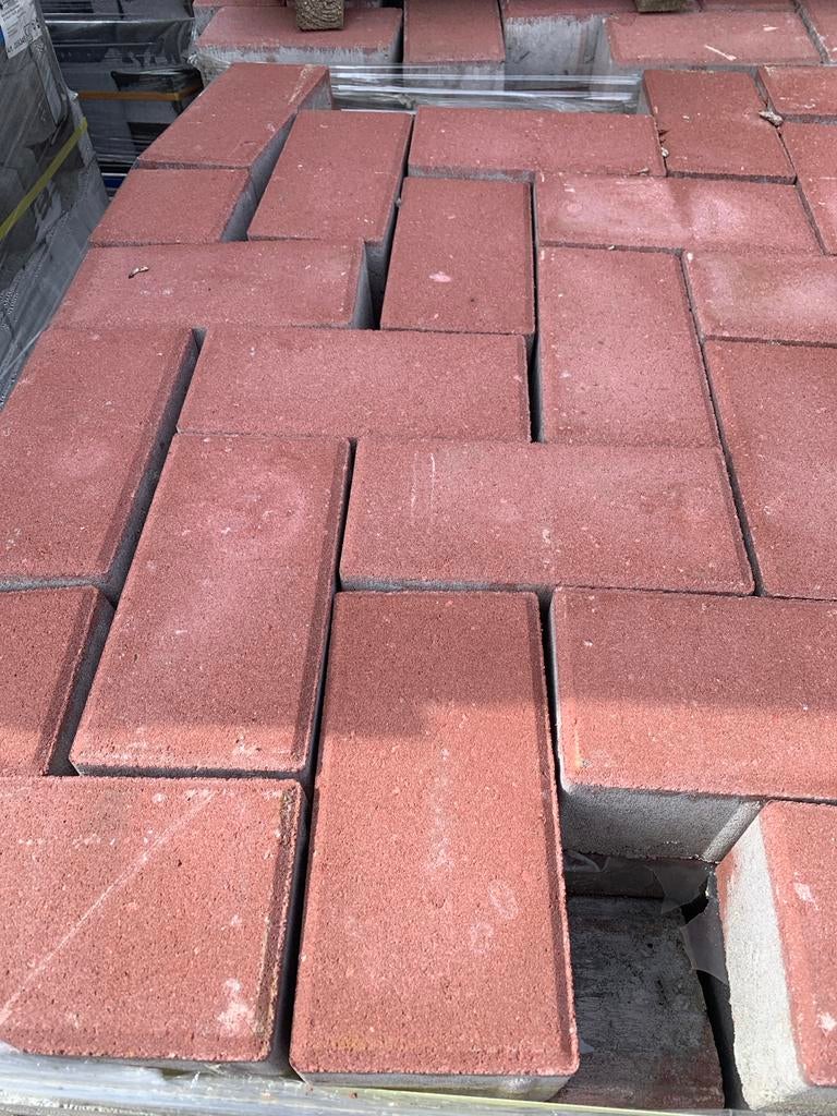 Terracotta bkk machinaal restant 8cm 100m2, Tuin en Terras, Tegels en Klinkers, Verzenden, Klinkers, Nieuw, 10 m² of meer