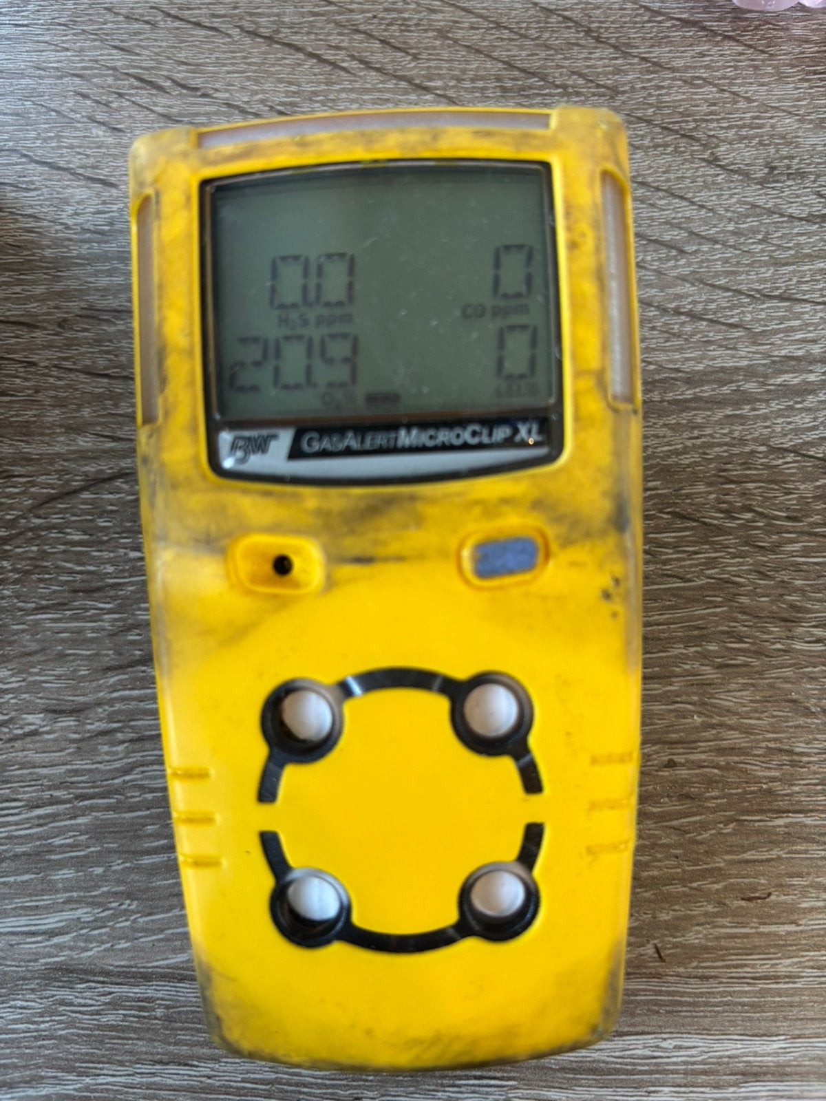 Honeywell BW Gasalert microclip xl 4 sensors H2S CO O2 LEL, Ophalen of Verzenden, Zo goed als nieuw
