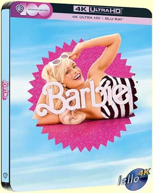 Blu-ray 4K: Barbie, SteelBook (2023 Margot Robbie) IT nNLO, Cd's en Dvd's, Ophalen of Verzenden, Nieuw in verpakking, 4K Ultra HD Blu-ray
