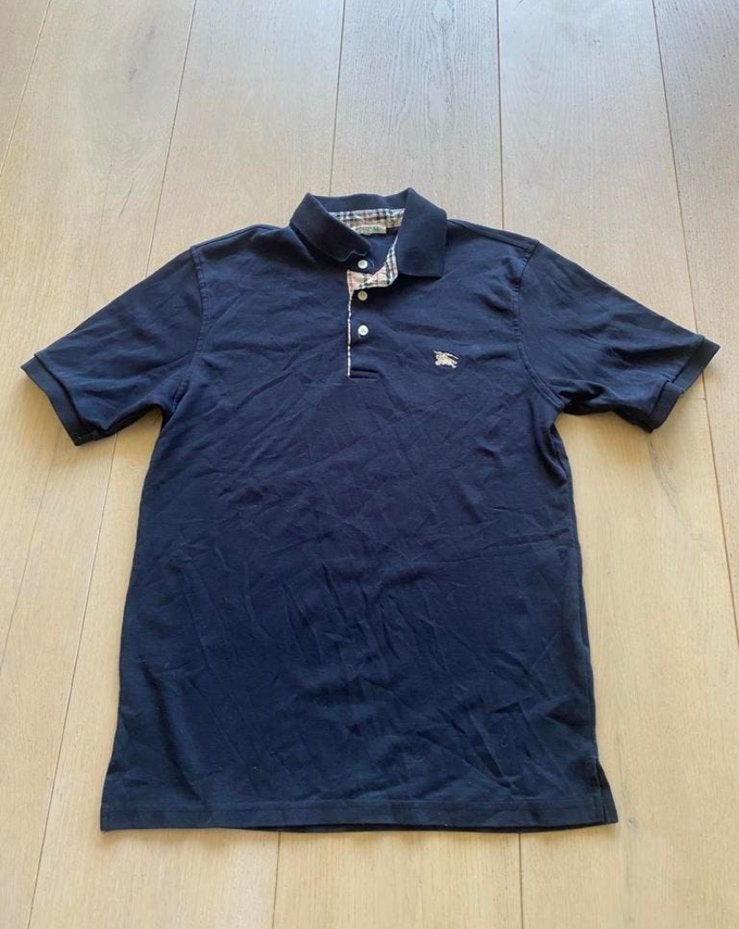 Burberry M blauw, Kleding | Heren, Polo's, Ophalen of Verzenden, Zo goed als nieuw, Maat 48/50 (M), Blauw
