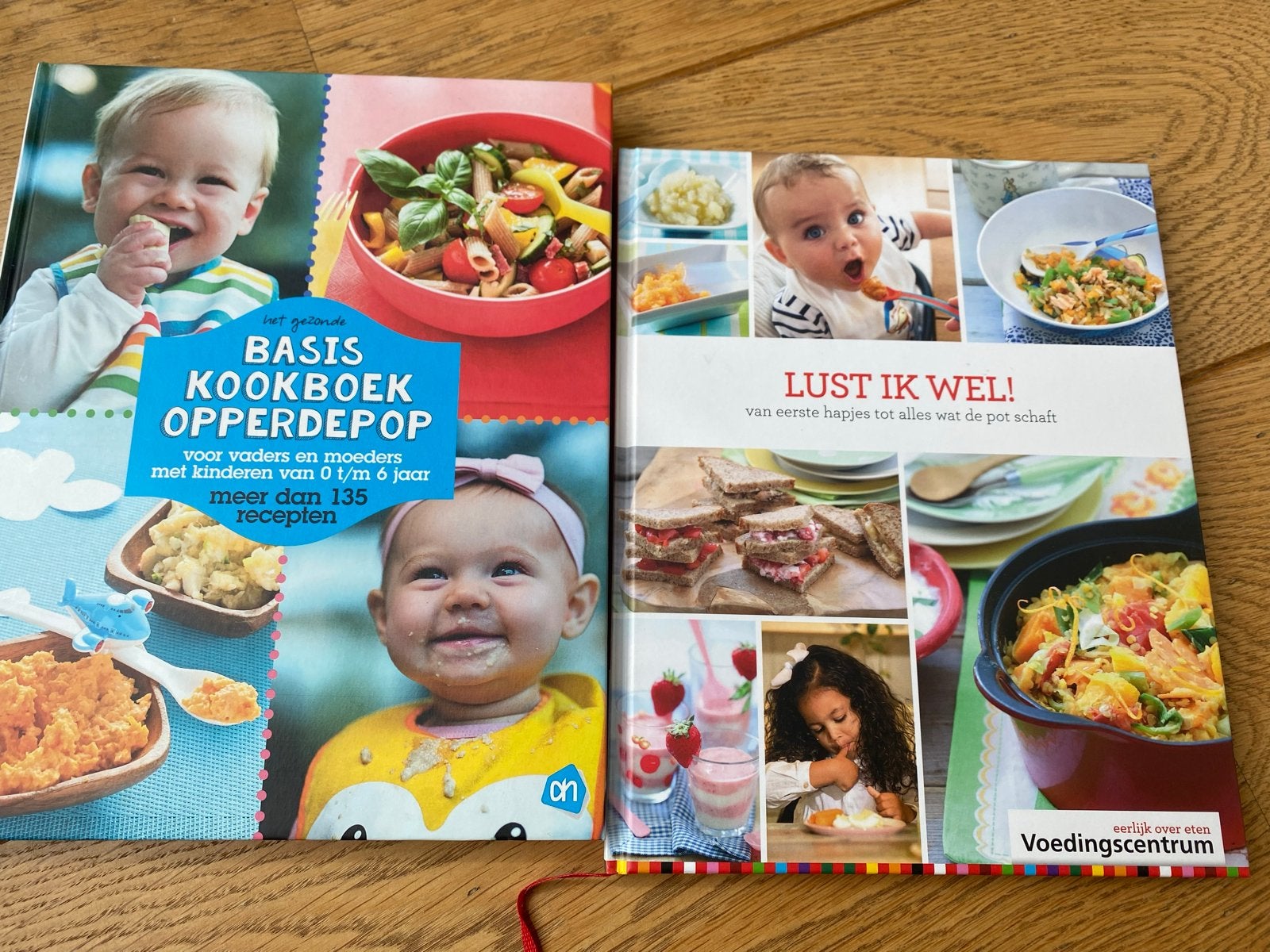 2 Baby Kookboeken: Opperdepop & Lust Ik Wel!, Hoofdgerechten, Ophalen of Verzenden, Zo goed als nieuw, Gezond koken