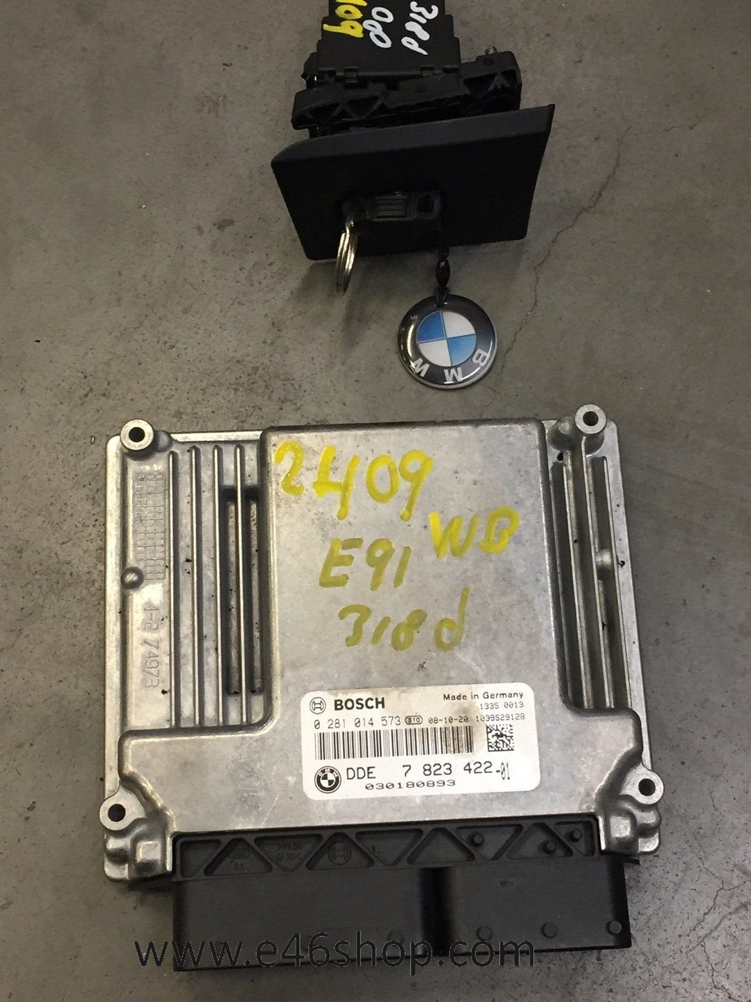 ECU DDE met sleutel BMW E90 E91 318d oem 7823422, Auto-onderdelen, Gebruikt, -, -, Ophalen of Verzenden