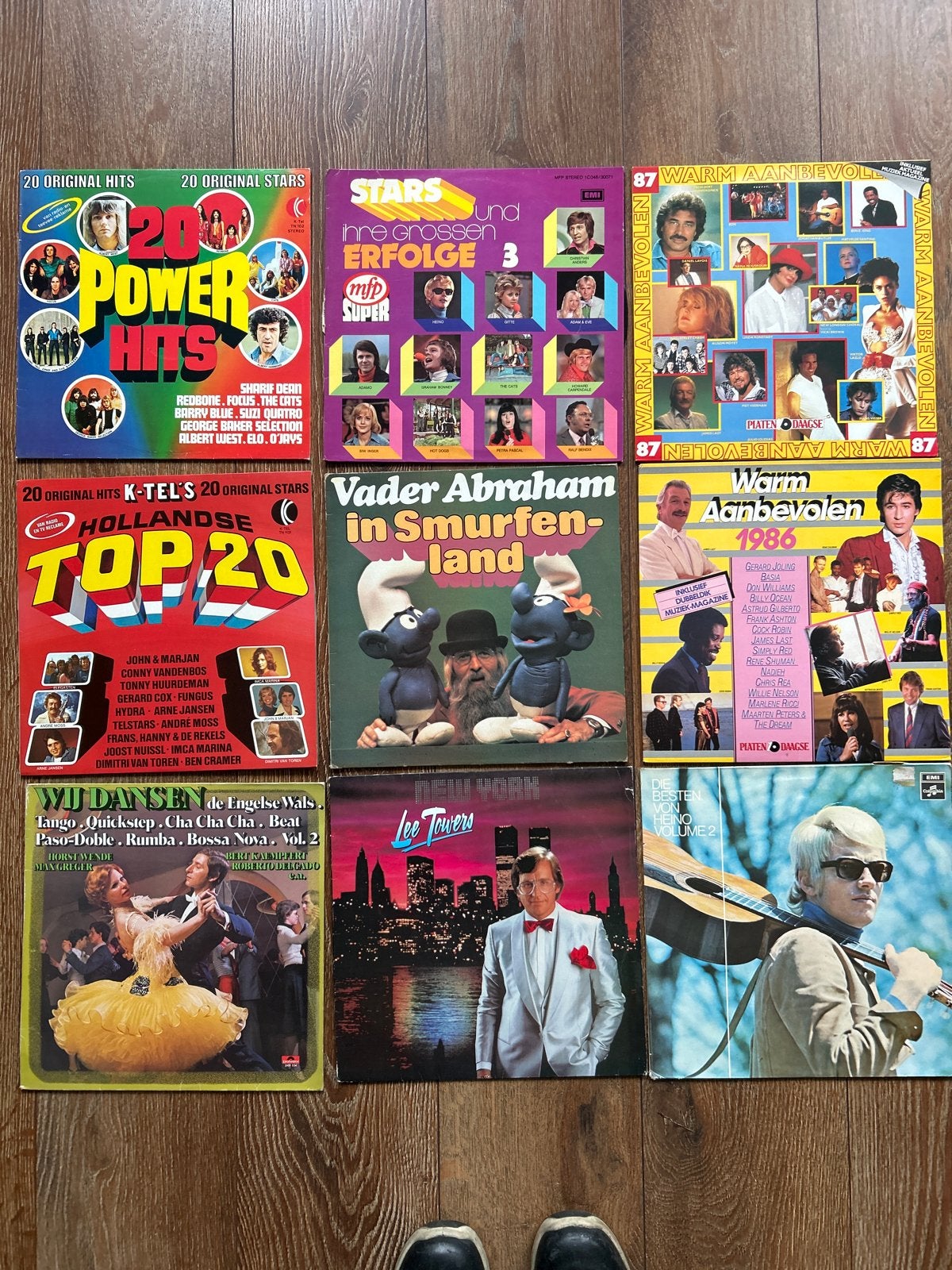Diverse LP's: Pop, Schlager, Smurfen en Dansmuziek, Ophalen, 1980 - 1989, Gebruikt, 12 inch