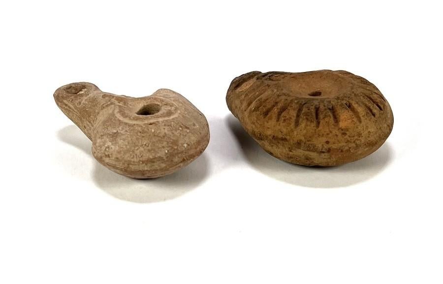 1218. Romeins terracotta olielampen – 2e-4e eeuw n. Chr., Antiek en Kunst, Ophalen of Verzenden