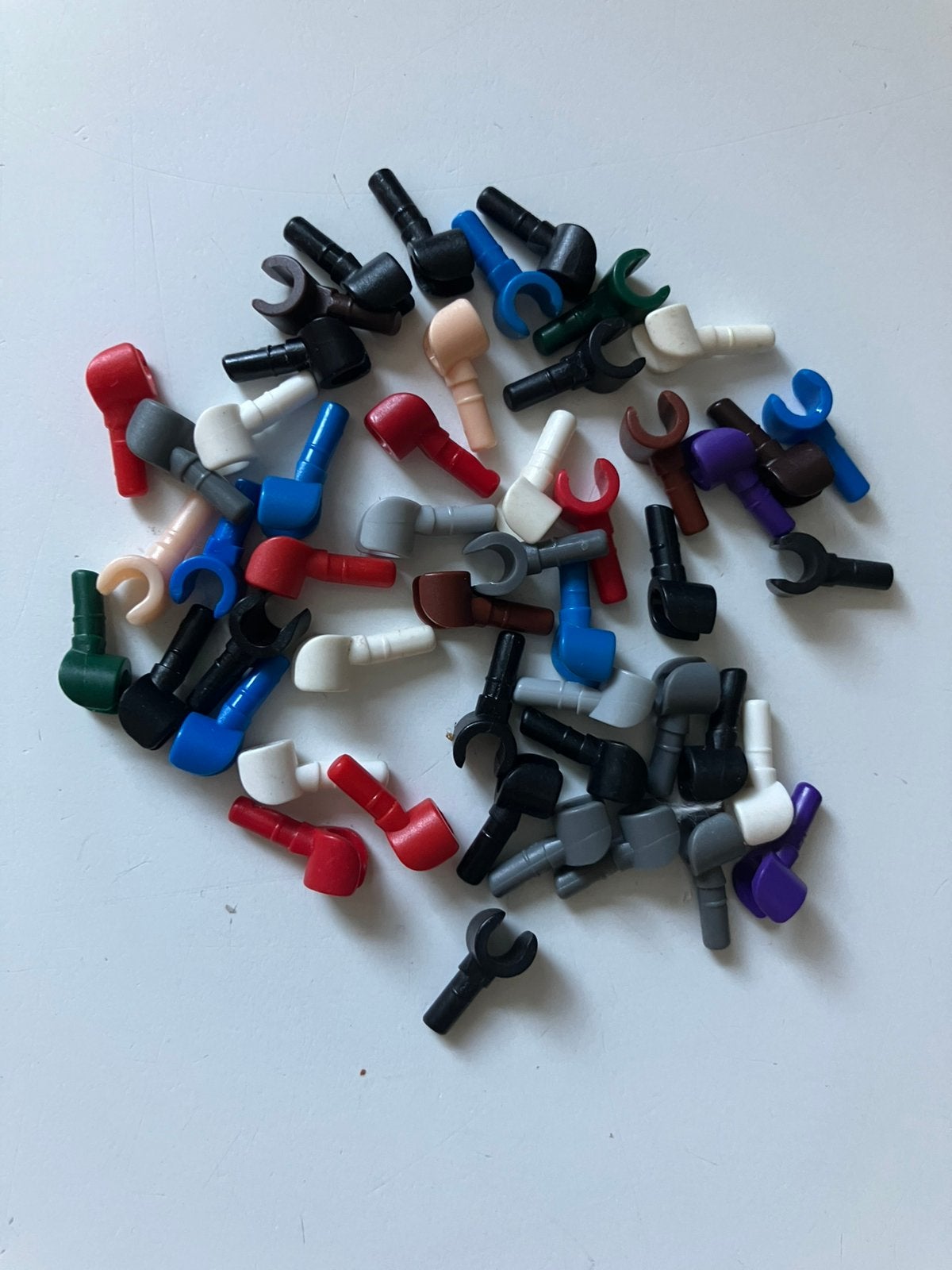 50 originele Lego handjes in diverse kleuren, Ophalen, Zo goed als nieuw, Lego