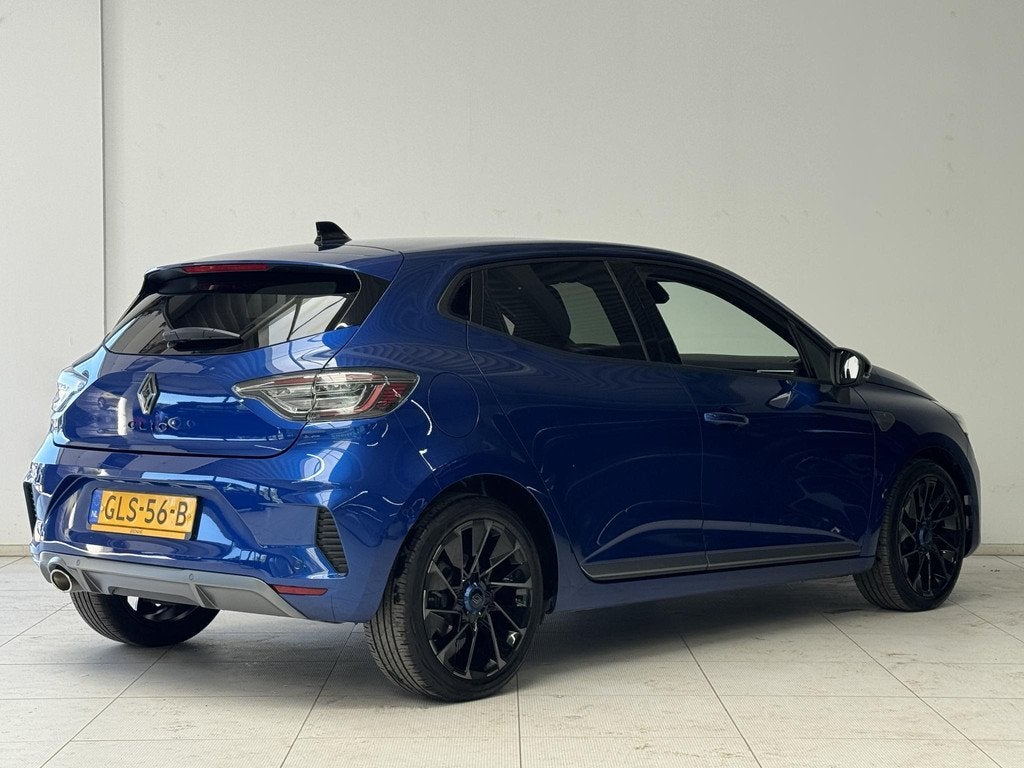 Renault Clio 1.0 TCe 90 GPF Esprit Alpine | Navigatie | 360, Gebruikt, Met garantie (alle), Blauw, Leder en Stof