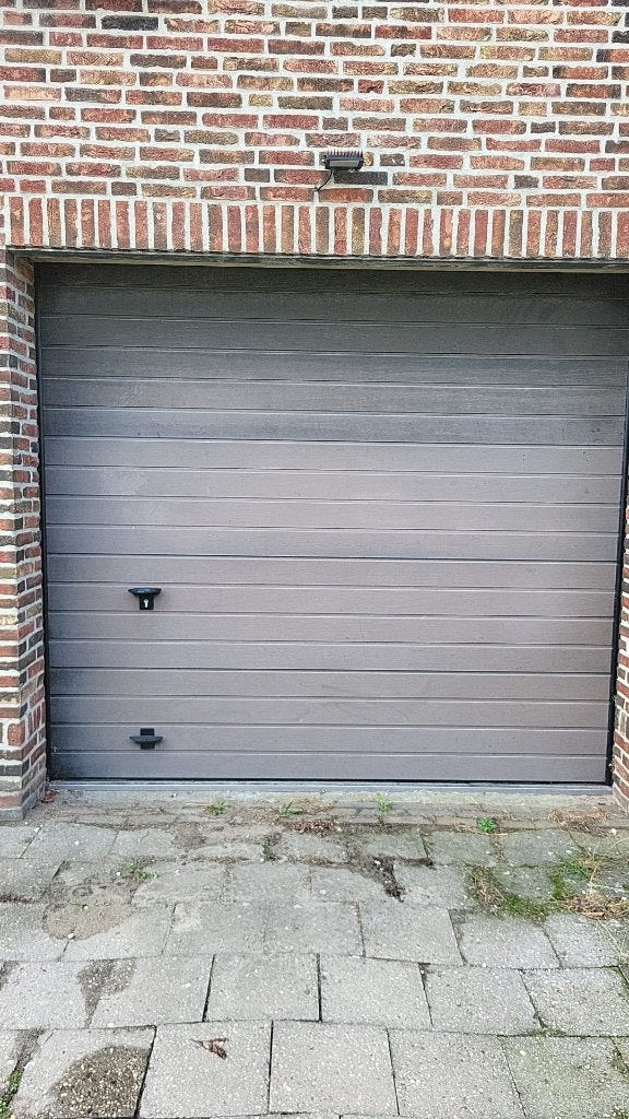 Novoferm elektr. sectionaaldeur incl. kozijnstijlen RAL 6006, Ophalen, Kunststof, Gebruikt, Garagedeur