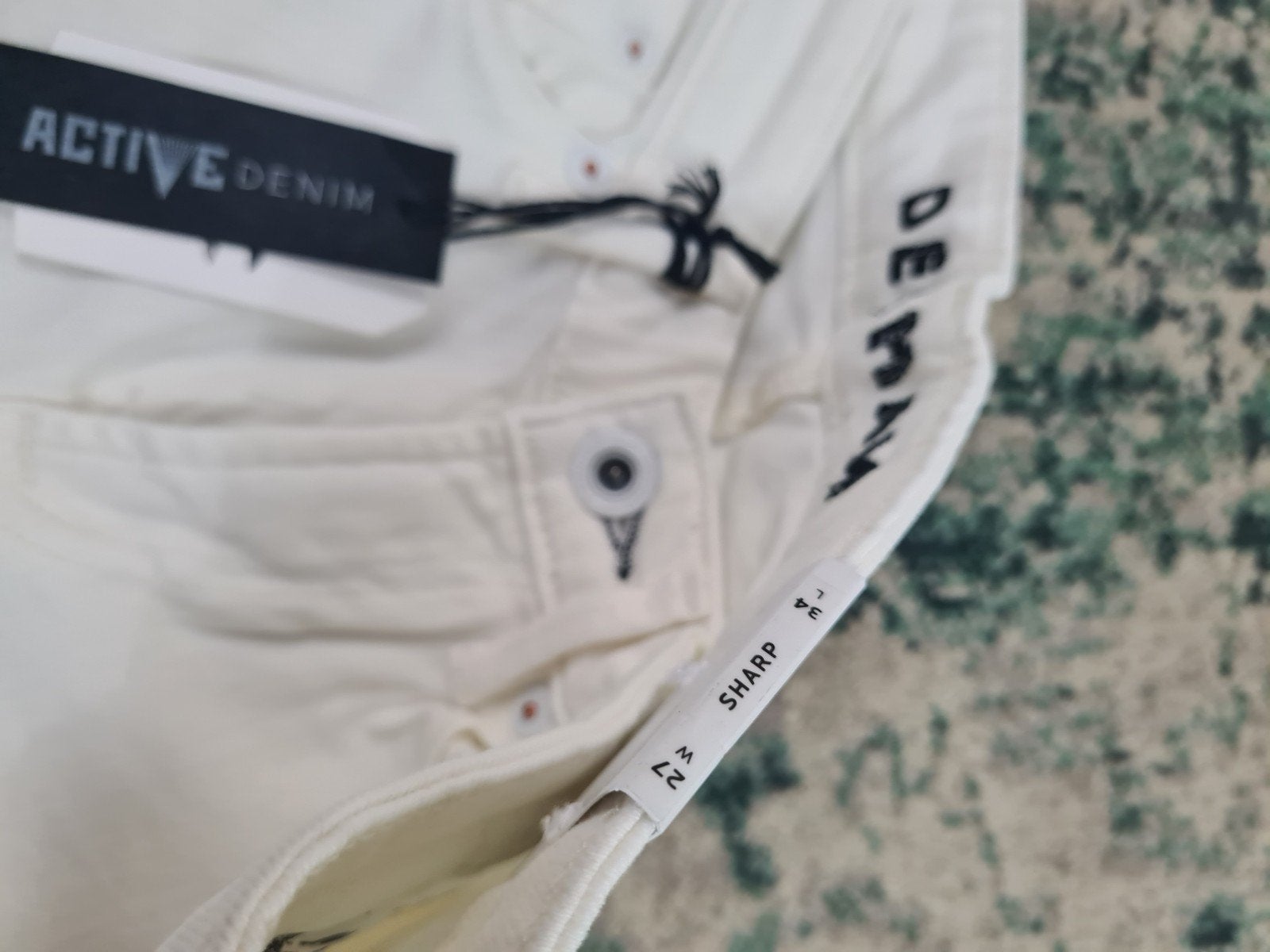 Denham Sharp Skinny Fit W27 L34 Nieuw Tulsi2734, Denham, Wit, Nieuw, Ophalen of Verzenden