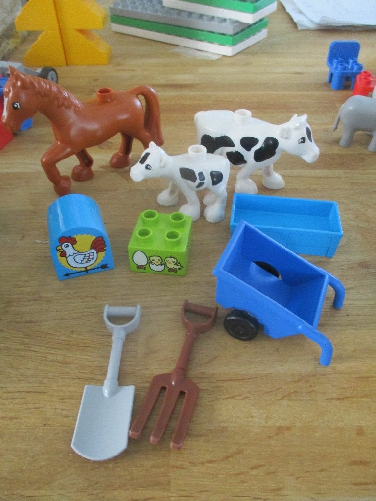 DUPLO SET BOERDERIJDIEREN ETC, Kinderen en Baby's, Speelgoed | Duplo en Lego, Gebruikt, Overige thema's, Ophalen of Verzenden