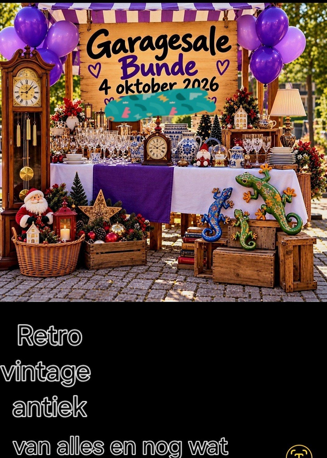 Garagesale Bunde - Retro, Vintage & Antiek, Ophalen