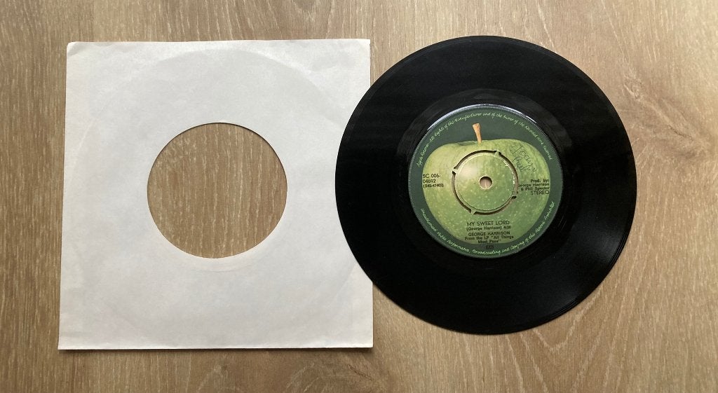 Jukebox Single My Sweet Lord - George Harrison, Cd's en Dvd's, Verzenden, 7 inch, Zo goed als nieuw, Pop