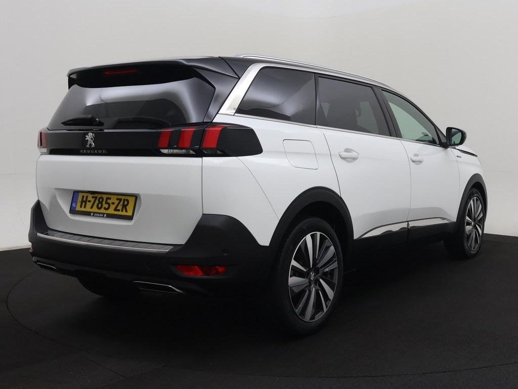 Peugeot 5008 1.2T 130pk Aut.7P GT-Line Avantage Camera/H.Led, Dealer onderhouden, Gebruikt, 1199 cc, Parkeersensor