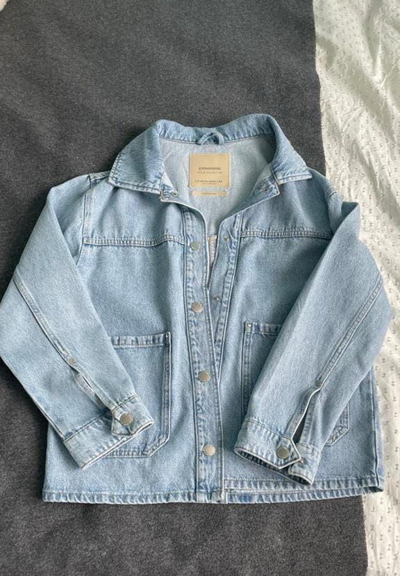 Spijkerjas, Ophalen, Zo goed als nieuw, Maat 34 (XS) of kleiner, Blauw