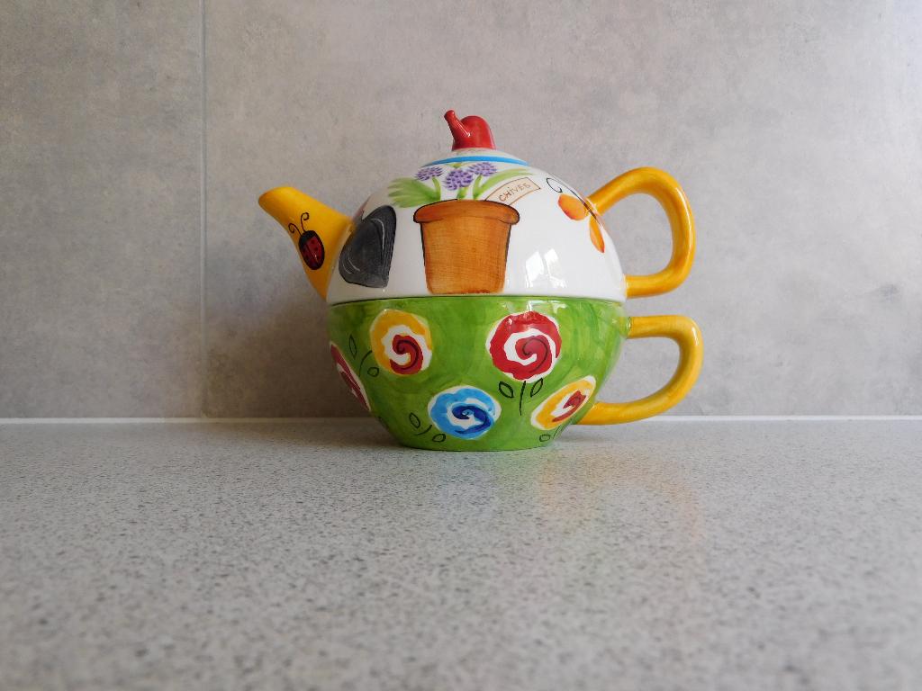 Tea for One In the Garden Price & Kensington, Ophalen of Verzenden, Zo goed als nieuw, Overige stijlen, Kop(pen) en/of Schotel(s)