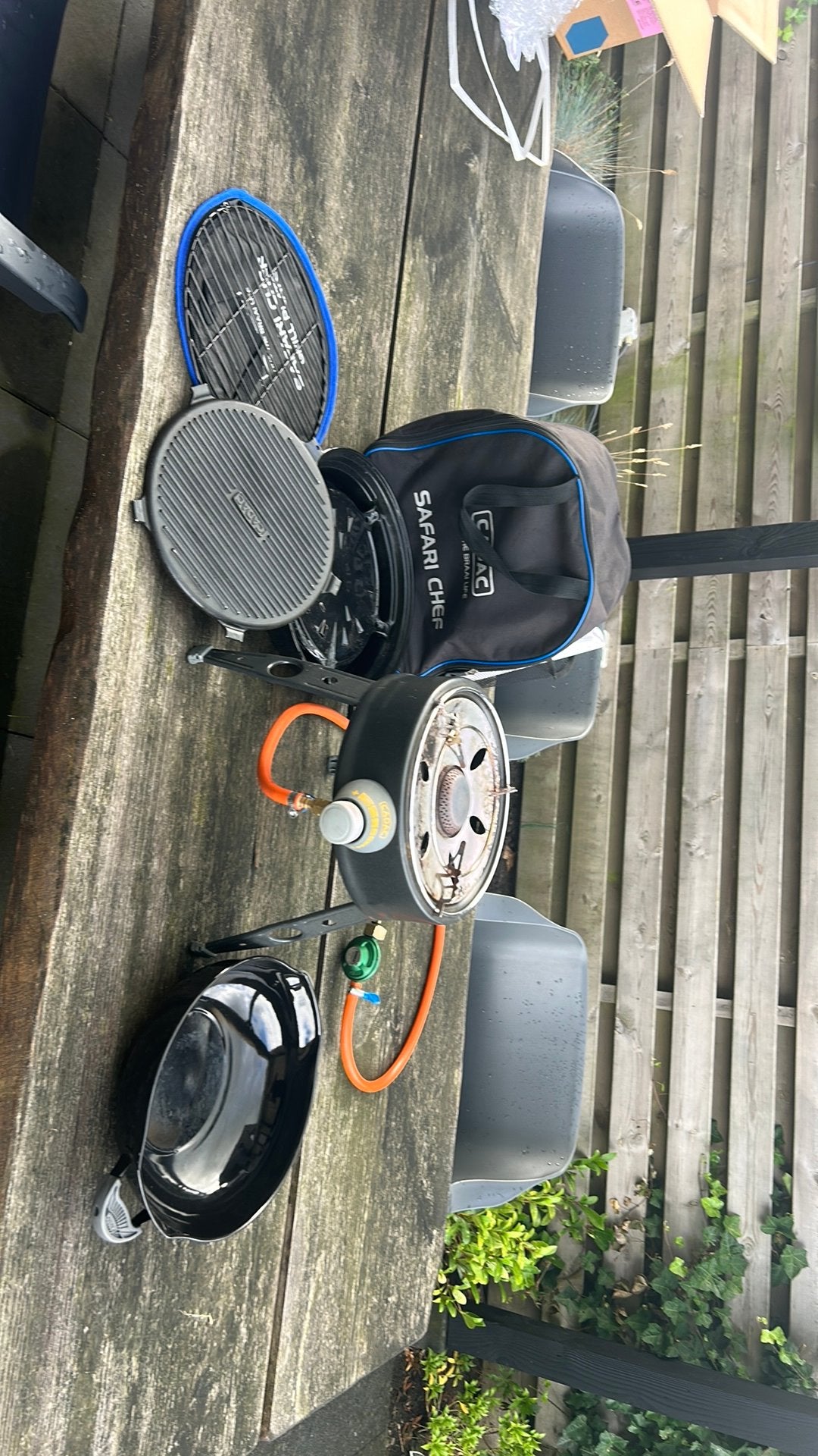 Cadac safari chef, Ophalen, Gebruikt