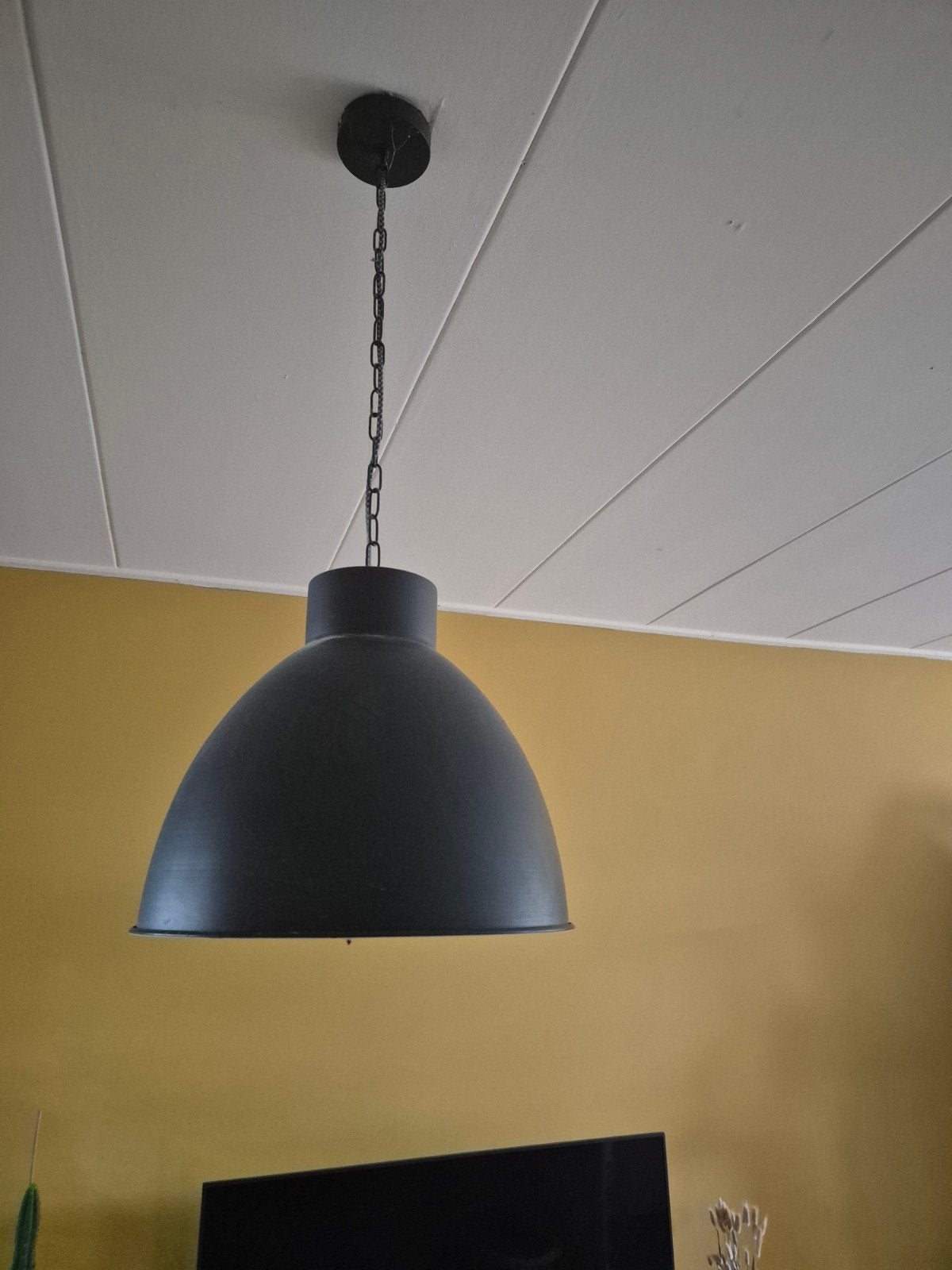 Grote industriële hanglamp, Ophalen, Zo goed als nieuw, Metaal, Minder dan 50 cm