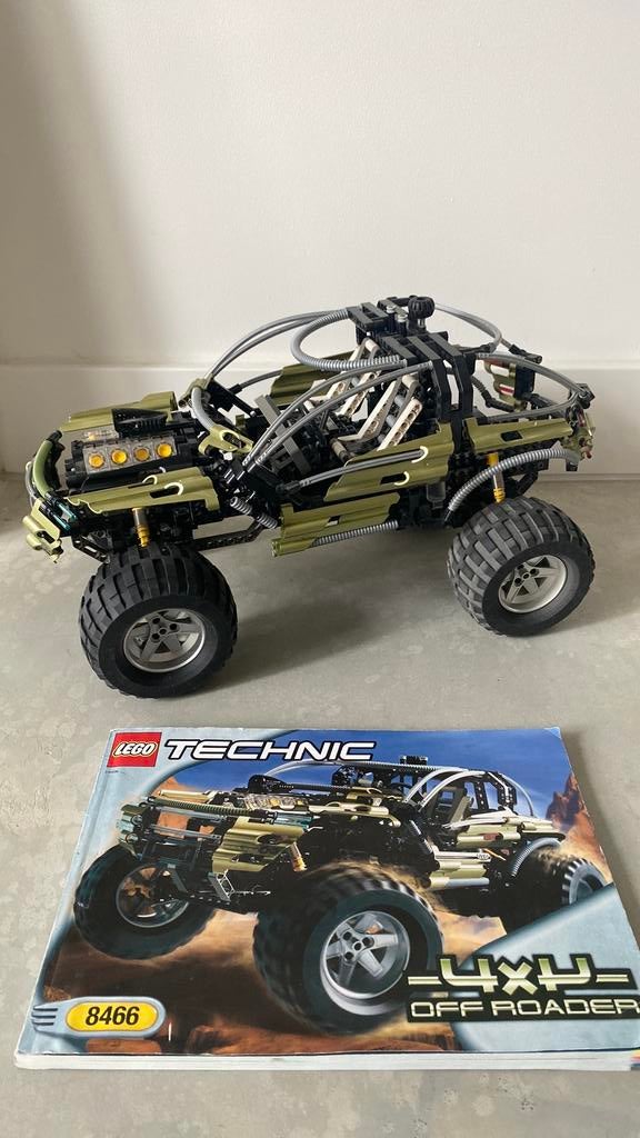 Lego 8466 Technic 4x4, Ophalen of Verzenden, Zo goed als nieuw