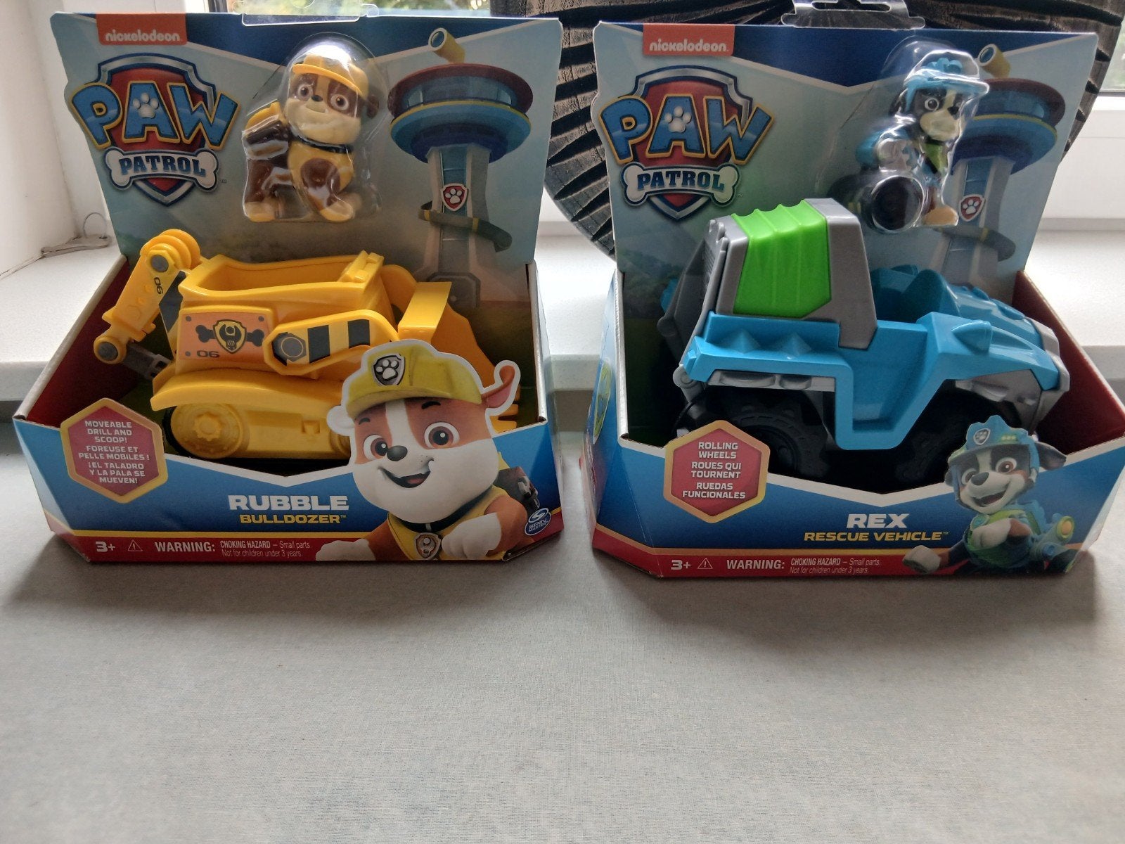 Paw Patrol Rubble Bulldozer en Rex Rescue Voertuig, Ophalen of Verzenden, Nieuw