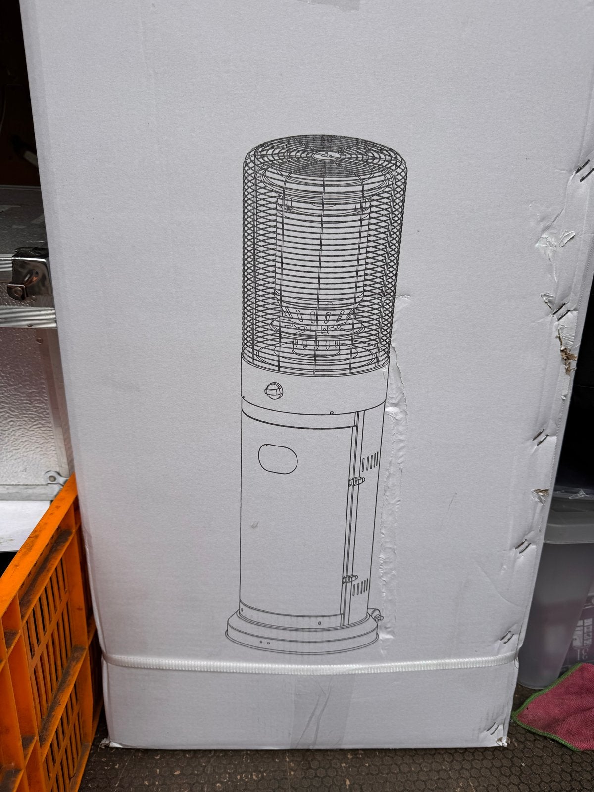 Nieuwe Krachtige Loungeheater - Ongeopend in Doos!, Ophalen, Nieuw, Gas, Vloer